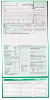 [MED0100159] Doppelkarte, 100 Stk. (rot)