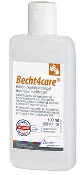 [MED0100289] Becht4care®, 100 ml, Hände-Desinfektionsgel