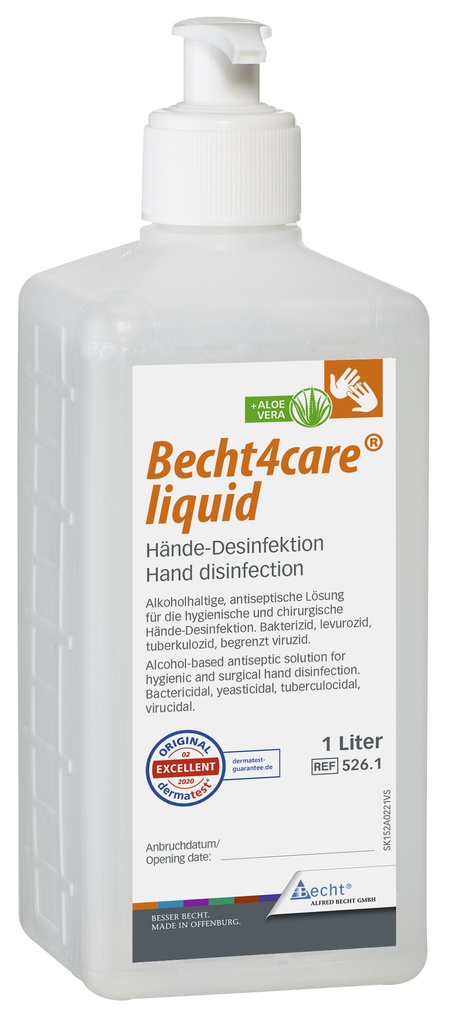 Becht4care®, 1 Liter, Hände-Desinfektion, liquid