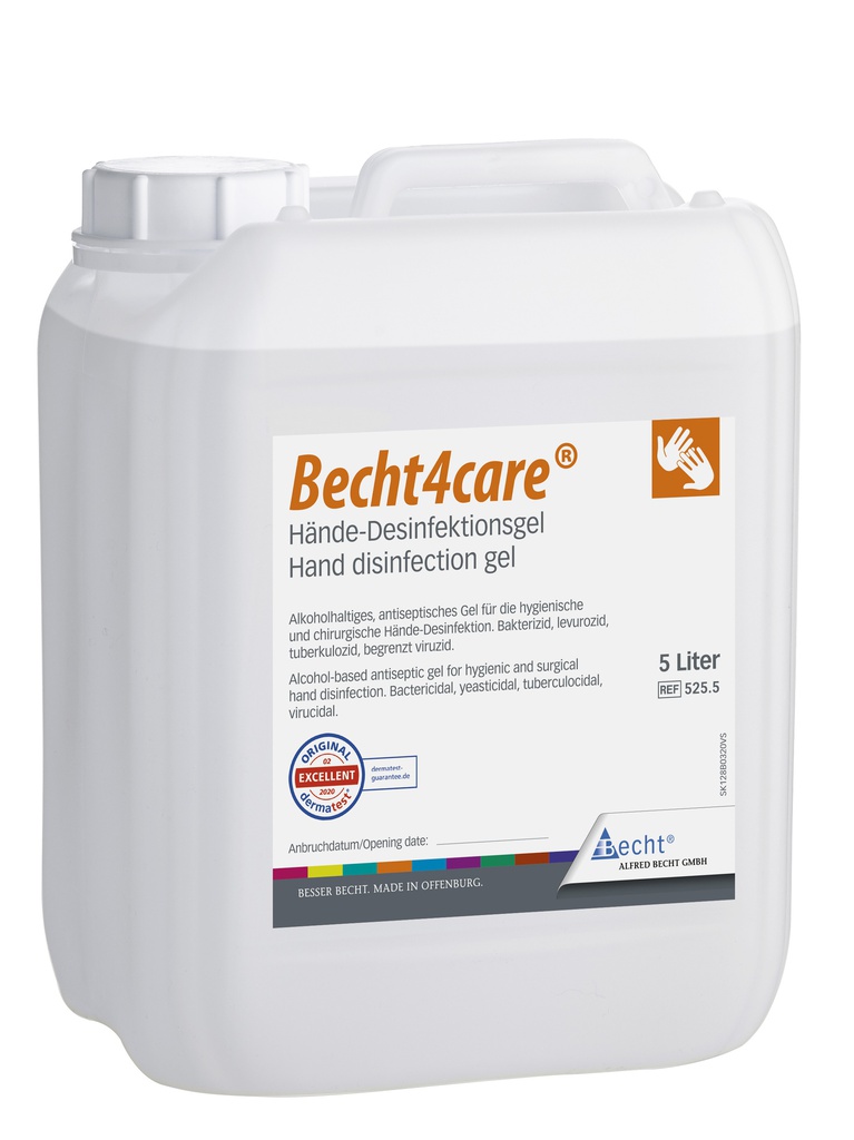 Becht4care®, 5 Liter, Hände-Desinfektion, liquid