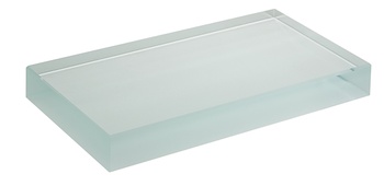 [MED0100408] Glasblock, einseitig mattiert