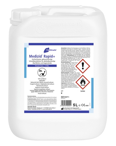 [MED0100093] Medizid Rapid+ Flächendesinfektion 5L